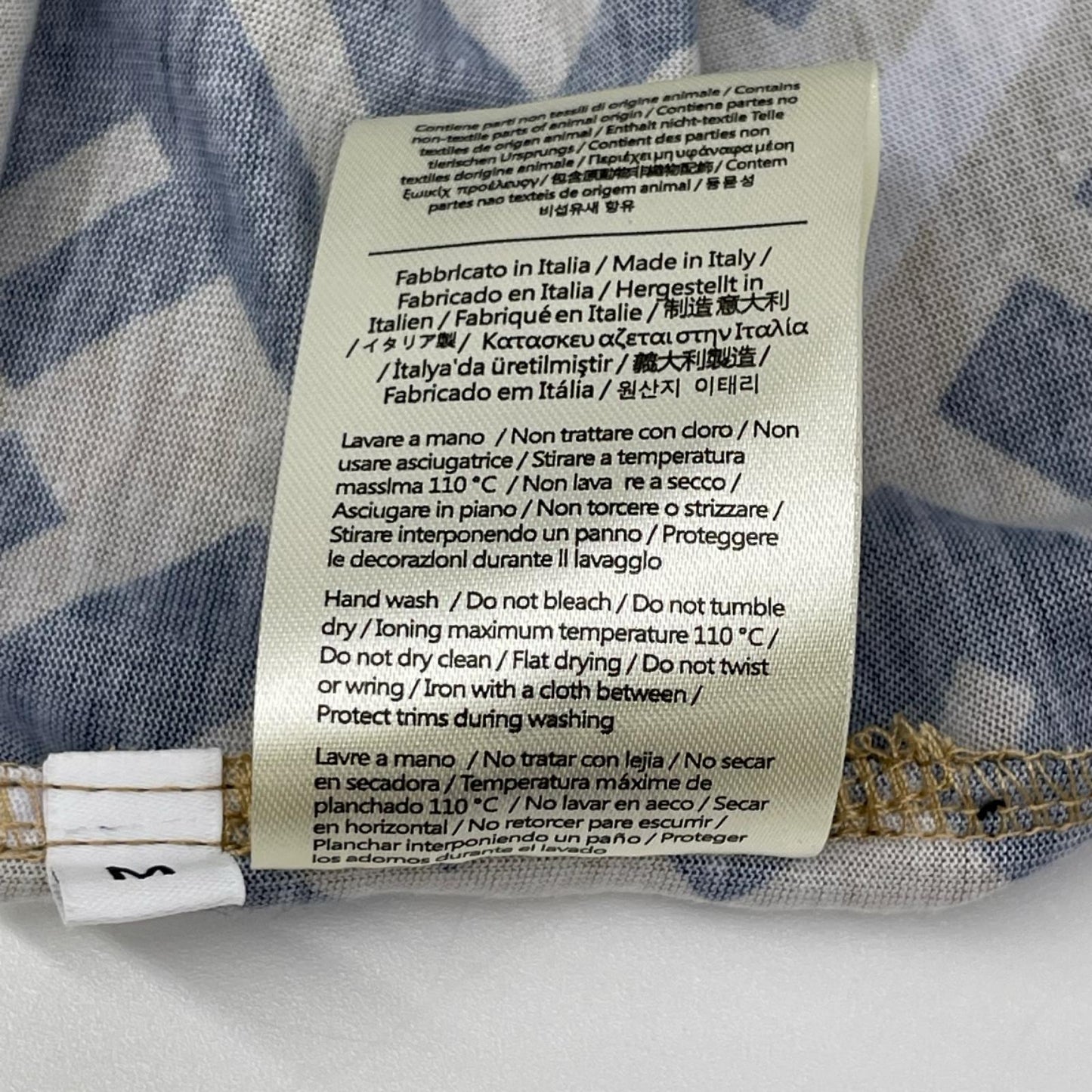 FENDI フェンディ FY0636 ブラウン 総柄 ズッカ柄 半袖Tシャツ トップス