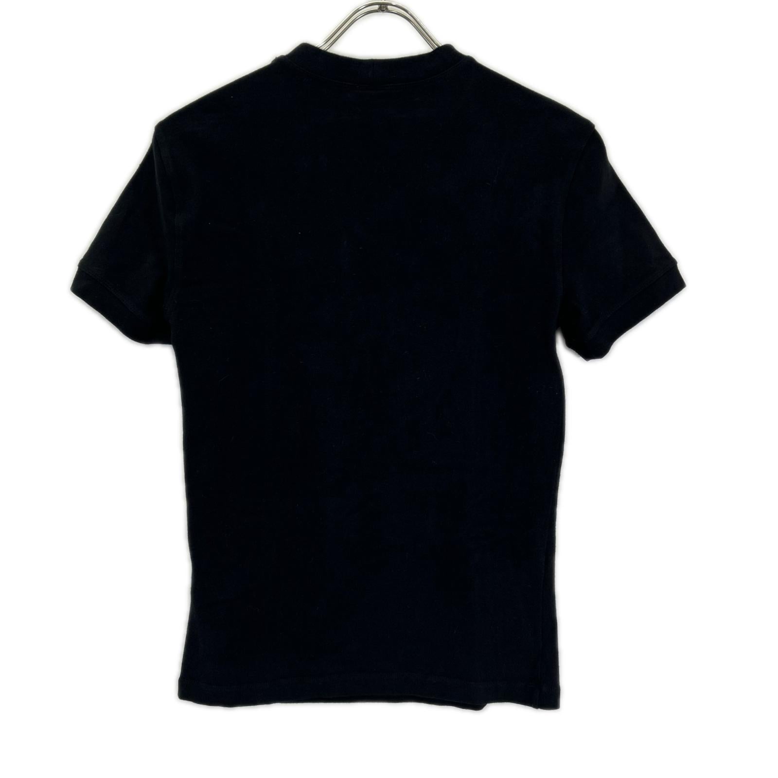 GIORGIOARMANI ジョルジオアルマーニ 90年代 ブラック プリント ポートフォリオ半袖 Tシャツ トップス
