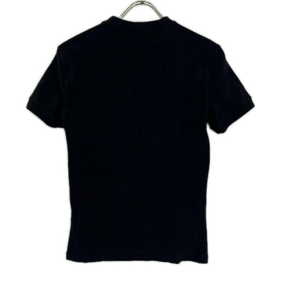 GIORGIOARMANI ジョルジオアルマーニ 90年代 ブラック プリント ポートフォリオ半袖 Tシャツ トップス