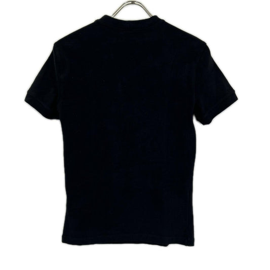 GIORGIOARMANI ジョルジオアルマーニ 90年代 ブラック プリント ポートフォリオ半袖 Tシャツ トップス
