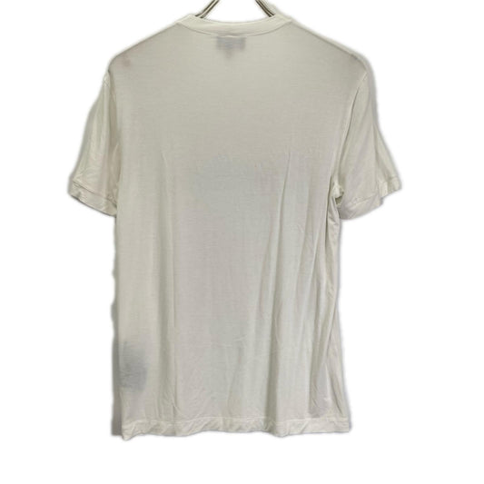 GIORGIOARMANI ジョルジオアルマーニ 3GST54 ホワイト ロゴ デザイン 半袖 Tシャツ トップス