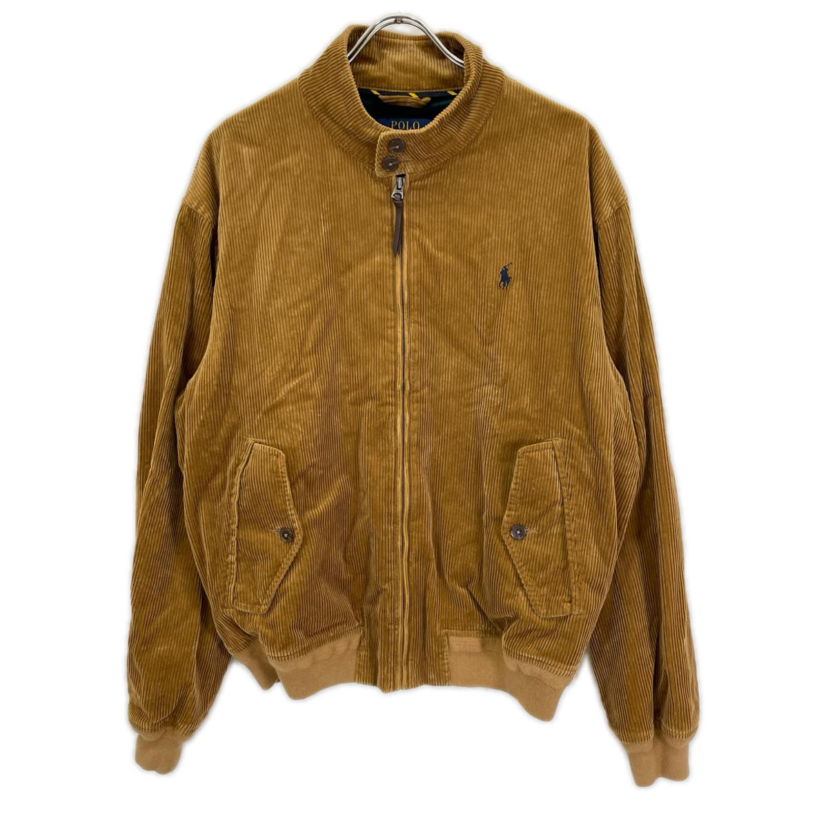 POLObyRalphLauren ポロラルフローレン ブラウン 太畝 コーデュロイ ジップ ジャケット ジャケット