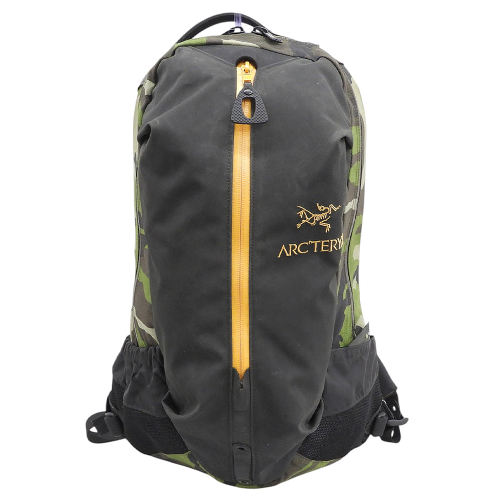 ARC'TERYX アークテリクス カモフラ柄 ARRO 22 アロー22 BEAMS別注 バックパック リュック デイパック メンズ ブラック×グリーン系 25361 リュック バックパック