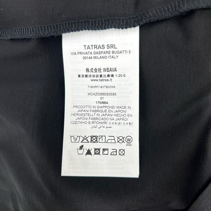 TATRAS タトラス MCKZ0368083588 ブラック ティデオ ショートスリーブTシャツ トップス