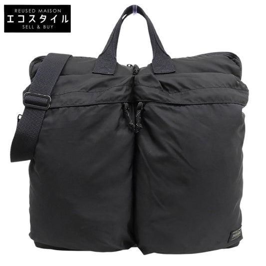 PORTER ポーター タンカー 2WAY FORCE S 855-05456 ヘルメットバッグ ショルダーバッグ メンズ ブラック ハンドバッグ