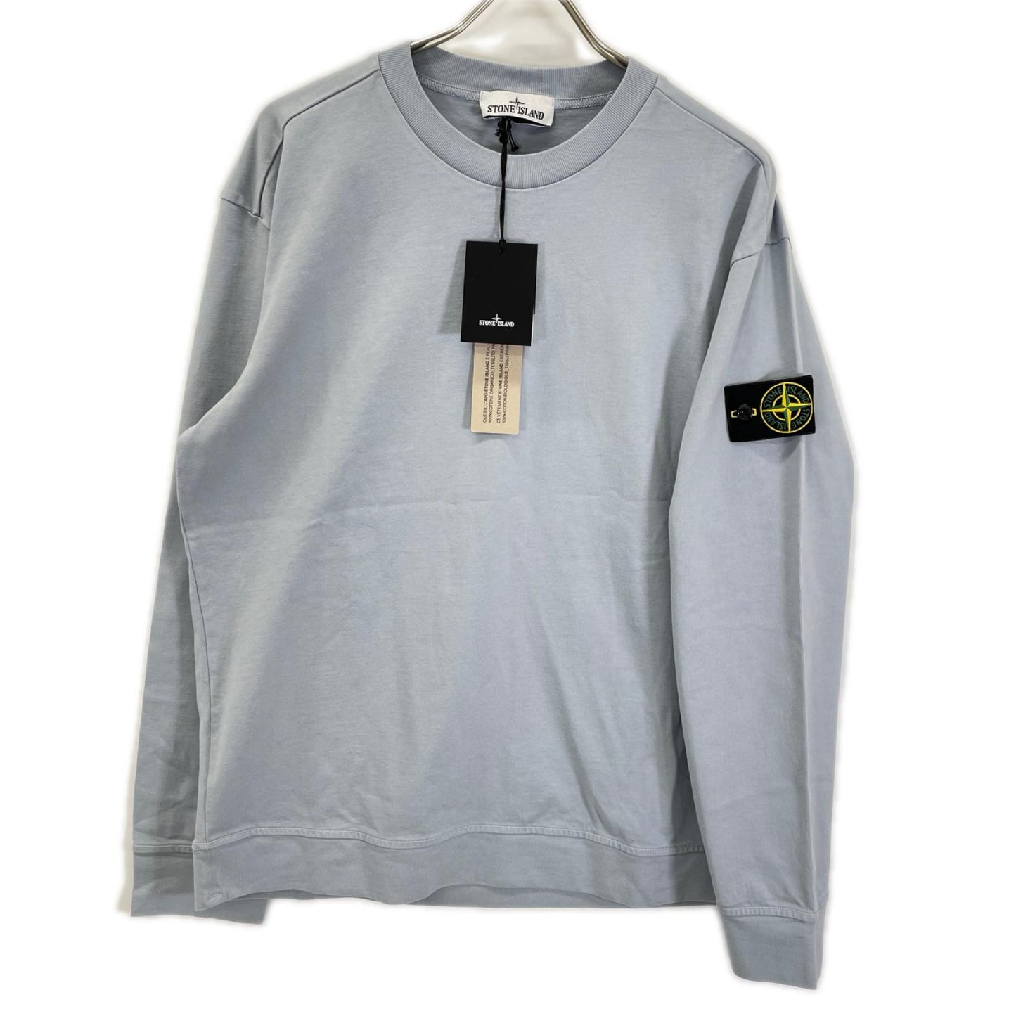 STONE ISLAND ストーンアイランド L2S156100057S0B50 ASH GRAY HEAVY ORGANIC COTTON JERSEY スウェット トップス