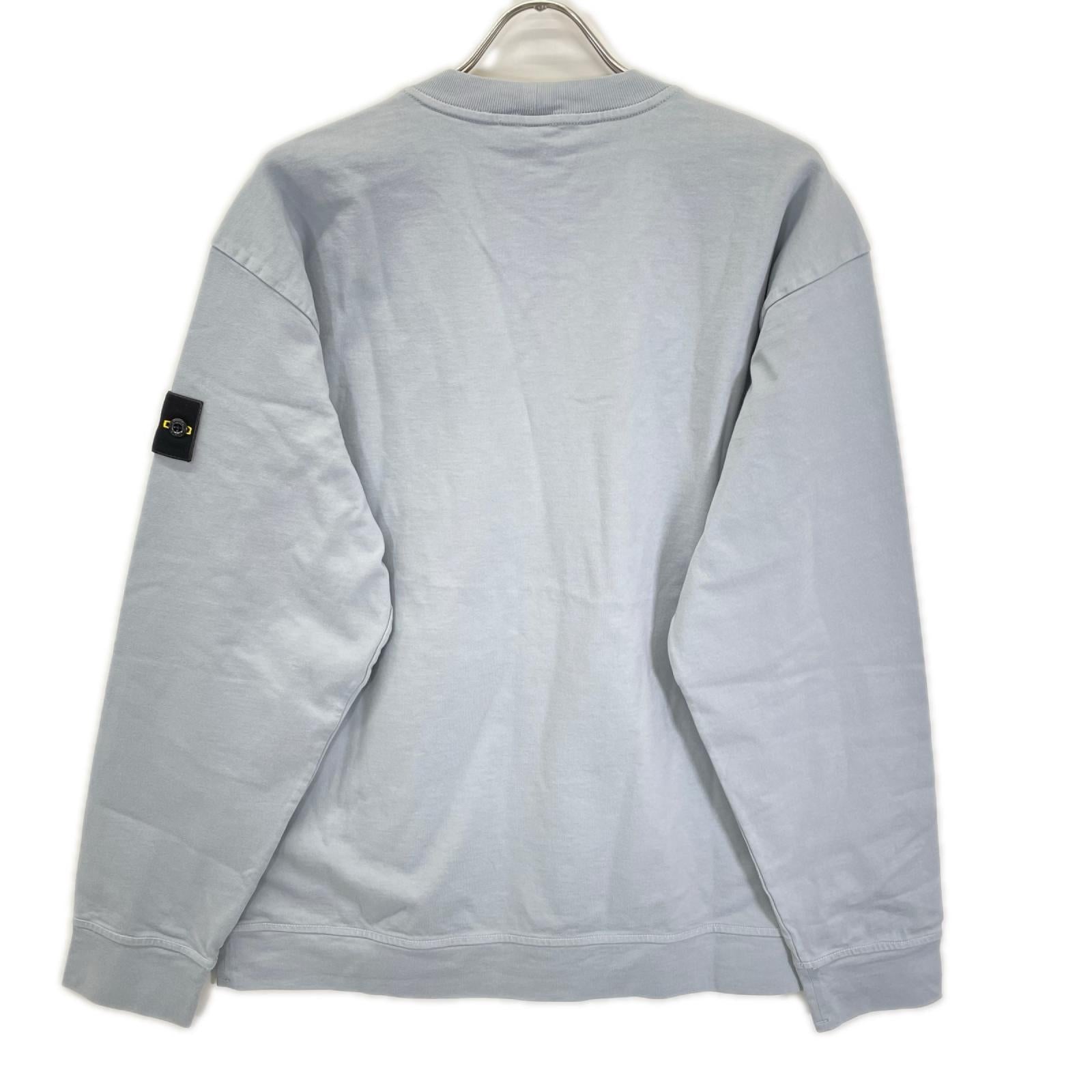 STONE ISLAND ストーンアイランド L2S156100057S0B50 ASH GRAY HEAVY ORGANIC COTTON JERSEY スウェット トップス