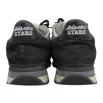 AtlanticSTARS アトランティックスターズ ラメ ローカットスニーカー シューズ メンズ グレー×ブラック 25.0cm シューズ
