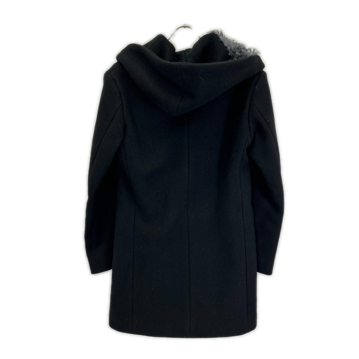jun hashimoto ジュンハシモト ×STEIFF 1011820006 ブラック WRAP HOODED COAT コート