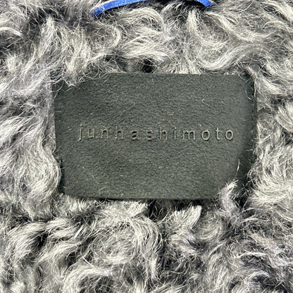 jun hashimoto ジュンハシモト ×STEIFF 1011820006 ブラック WRAP HOODED COAT コート