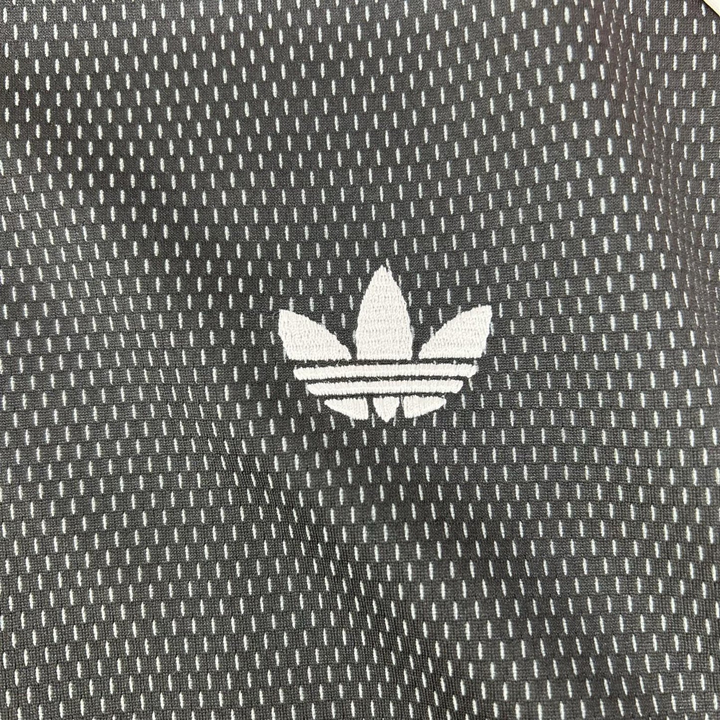 adidas アディダス KE0115 レッド×ブラック ルーズメッシュトラックトップ ジャケット