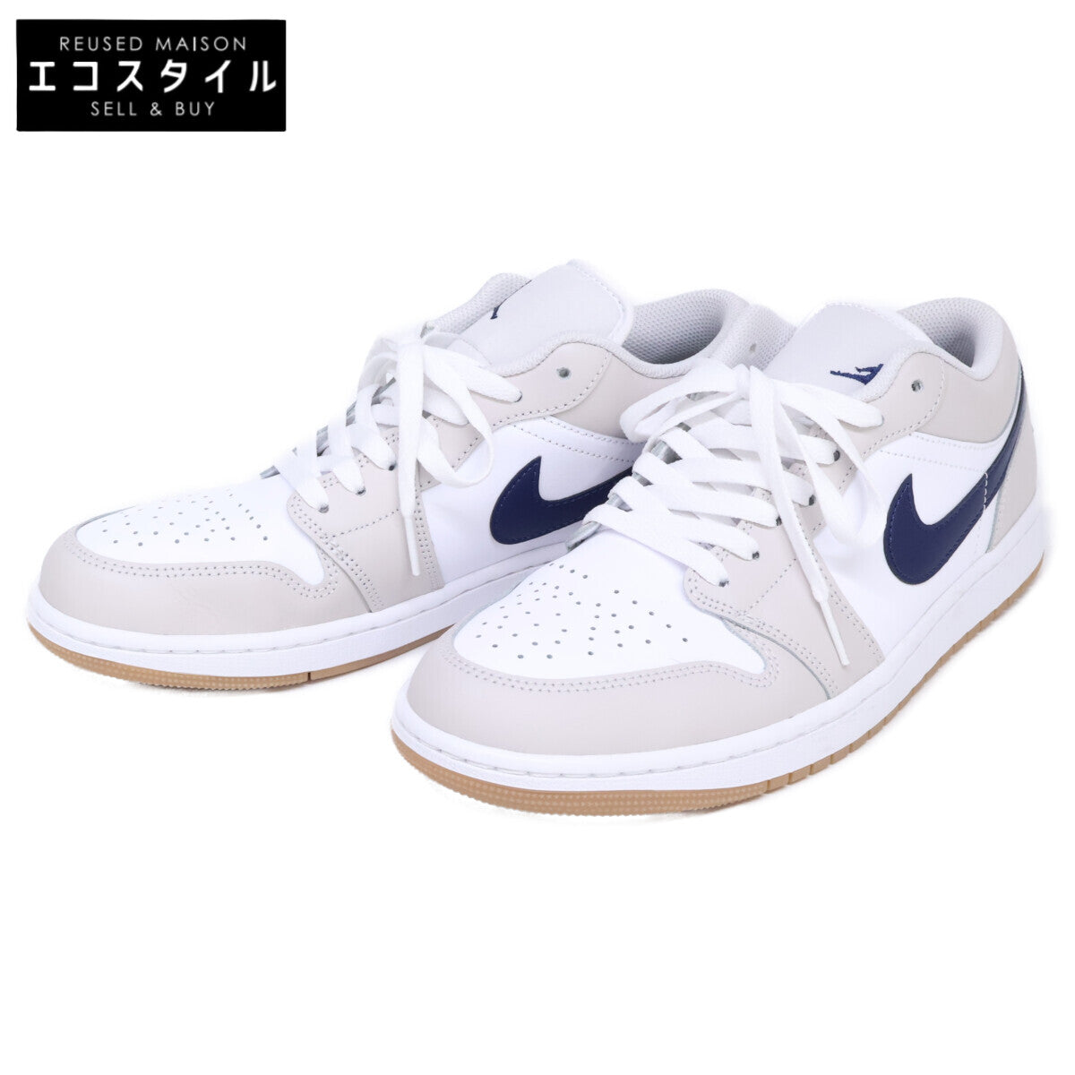 NIKE ナイキ 【美品】553558-146 Air Jordan 1 Low Georgetown ローカットスニーカー シューズ