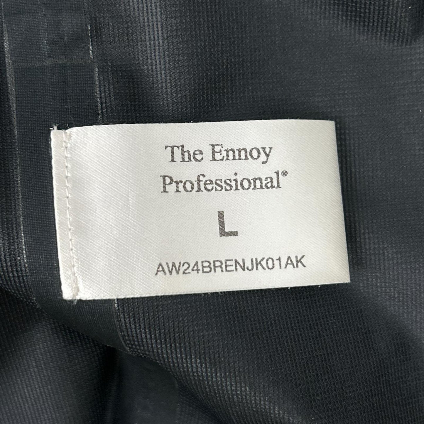 ennoy エンノイ AW24RENJK01AK 24AW 3Layer Shell Jacket ジャケット ジャケット