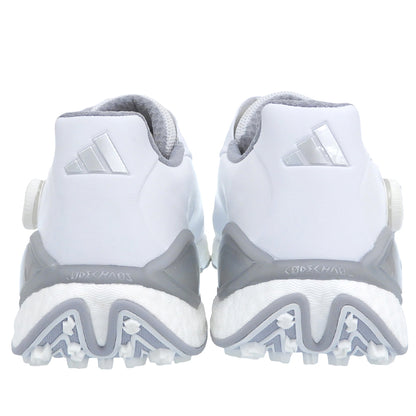 adidas アディダス 新品同様 コードカオス 27 ボア CODECHAOS BOA ゴルフシューズ メンズ ホワイト×シルバー 27.0cm KI1387 シューズ