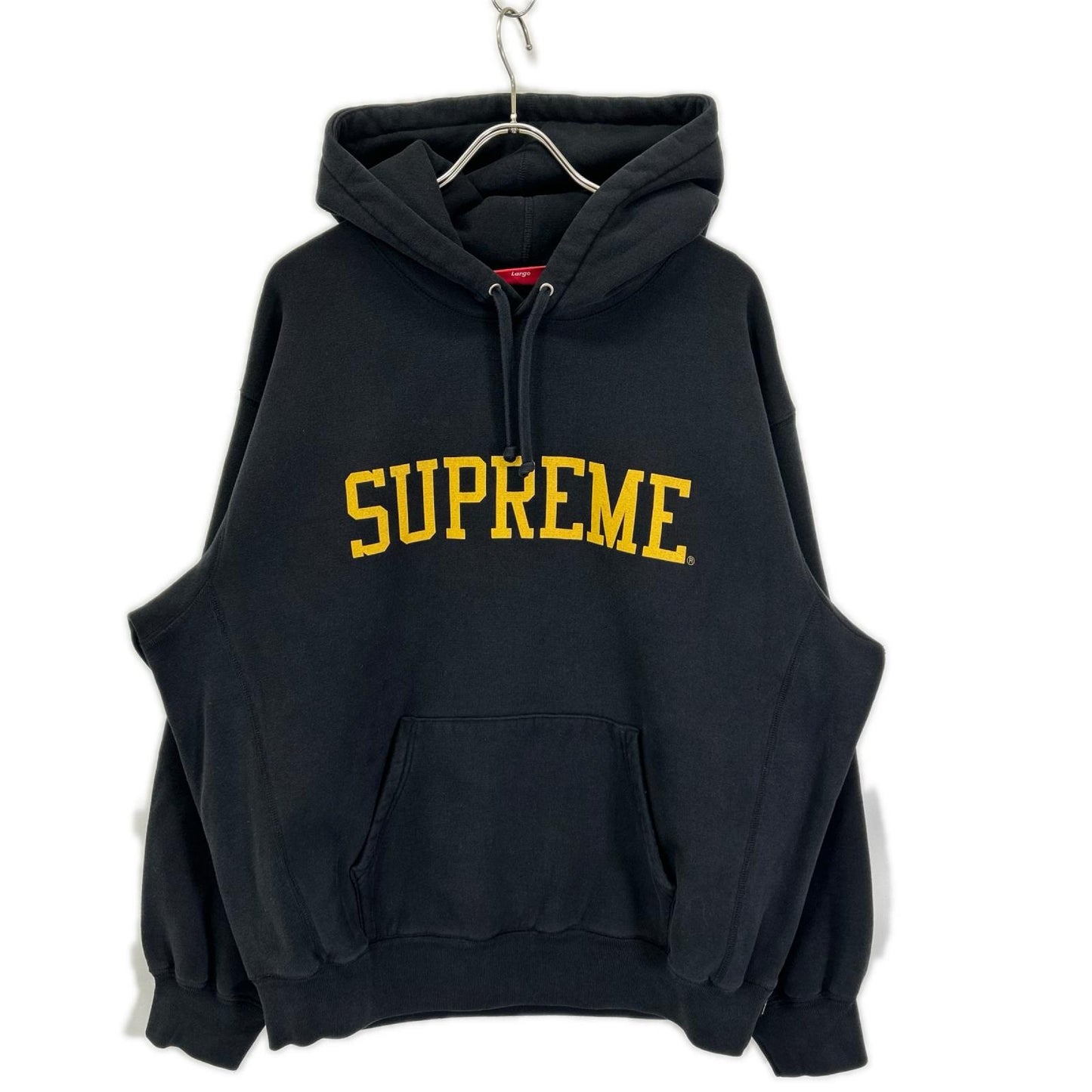 Supreme シュプリーム 23AW ブラック バーシティ プルオーバー フーディー トップス