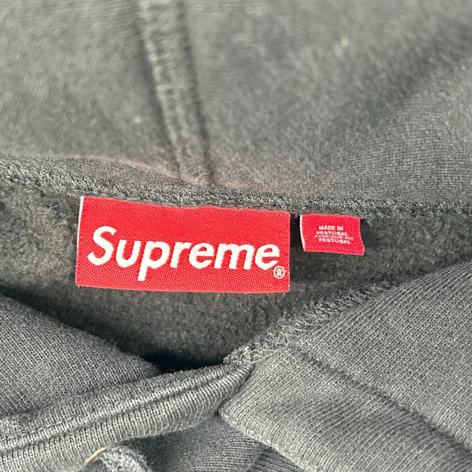 Supreme シュプリーム 23AW ブラック バーシティ プルオーバー フーディー トップス