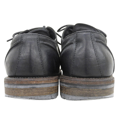 DOLCE&GABBANA ドルチェアンドガッバーナ 4ホール レザー シューズ メンズ 黒 ブラック 6 シューズ