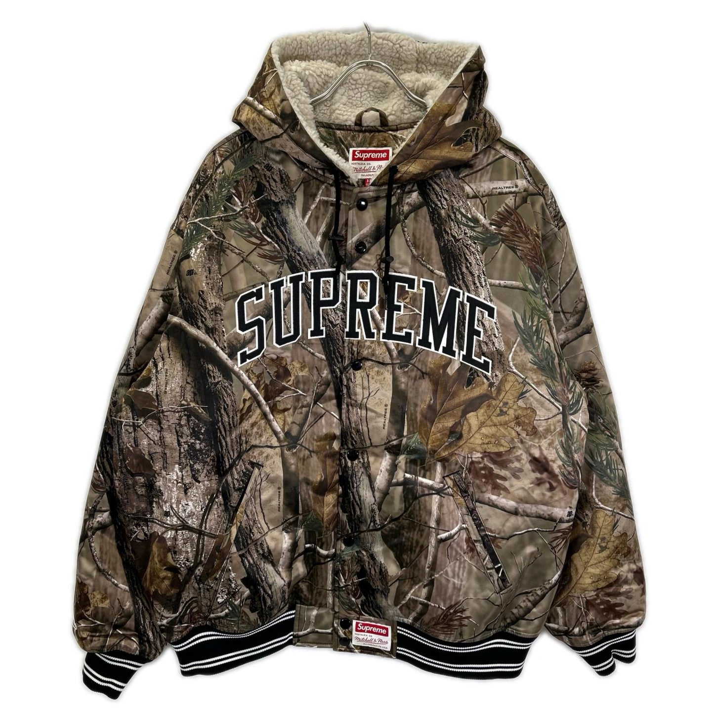 Supreme シュプリーム 【MITCHELL&NESS】25AW リアルツリーカモ サテン バーシティ ジャケット ジャケット