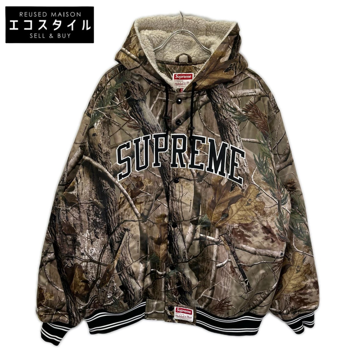 Supreme シュプリーム 【MITCHELL&NESS】25AW リアルツリーカモ サテン バーシティ ジャケット ジャケット