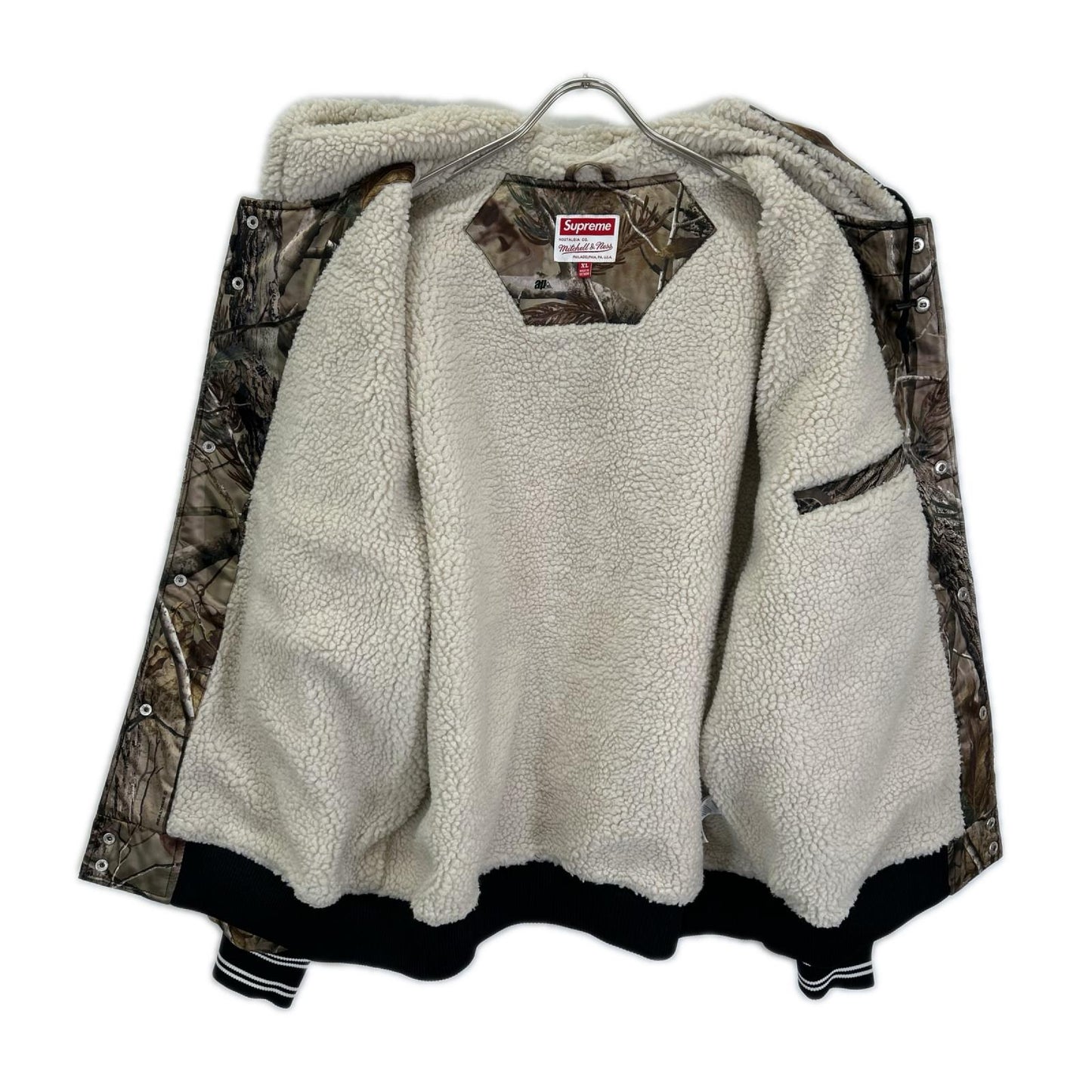 Supreme シュプリーム 【MITCHELL&NESS】25AW リアルツリーカモ サテン バーシティ ジャケット ジャケット