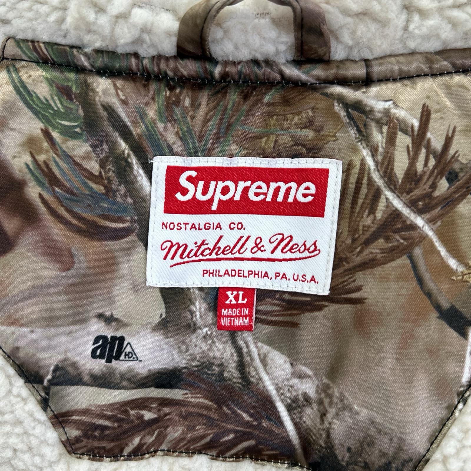 Supreme シュプリーム 【MITCHELL&NESS】25AW リアルツリーカモ サテン バーシティ ジャケット ジャケット