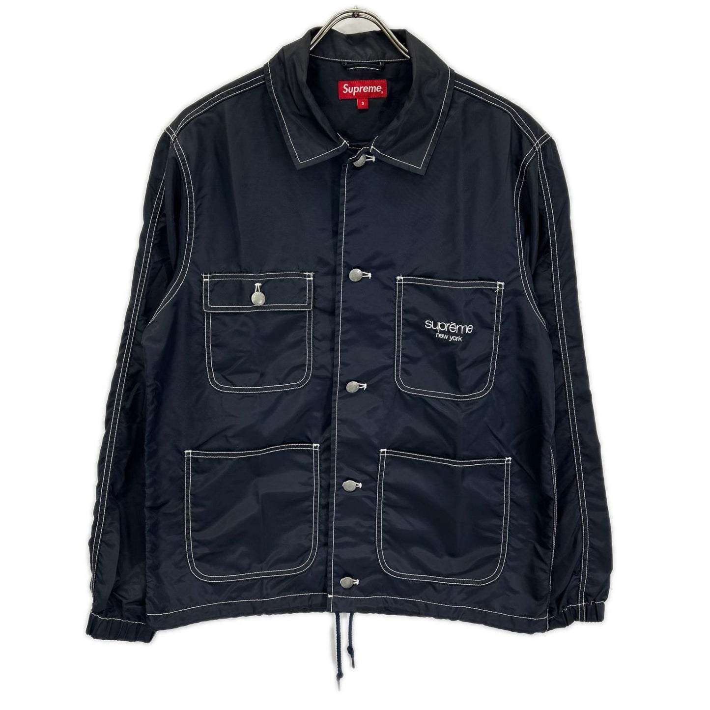 Supreme シュプリーム 24SS ネイビー Nylon Chore Coat コート