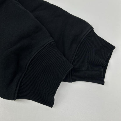 DIESEL ディーゼル ブラック×ピンク コットン 刺繍パーカー トップス