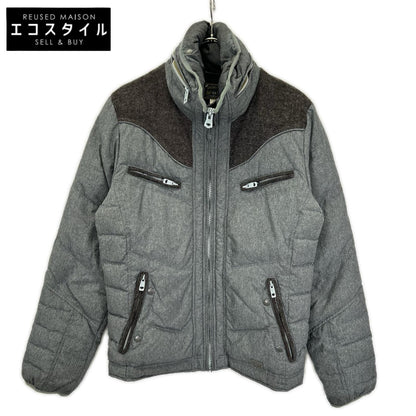 DIESEL ディーゼル グレー 切り替えデザイン ダウンジャケット ジャケット