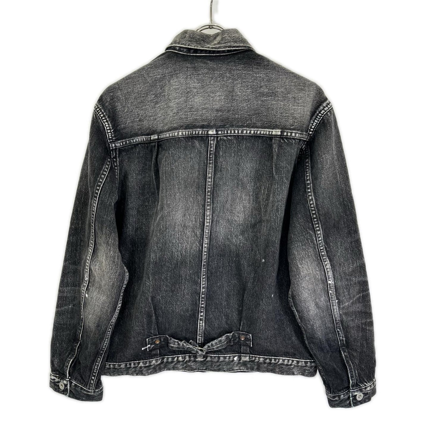 EVISU エヴィス 2ESEJM5DJ6003XXDN ブラック カモメプリント レギュラーフィット デニムトラッカージャケット ジャケット