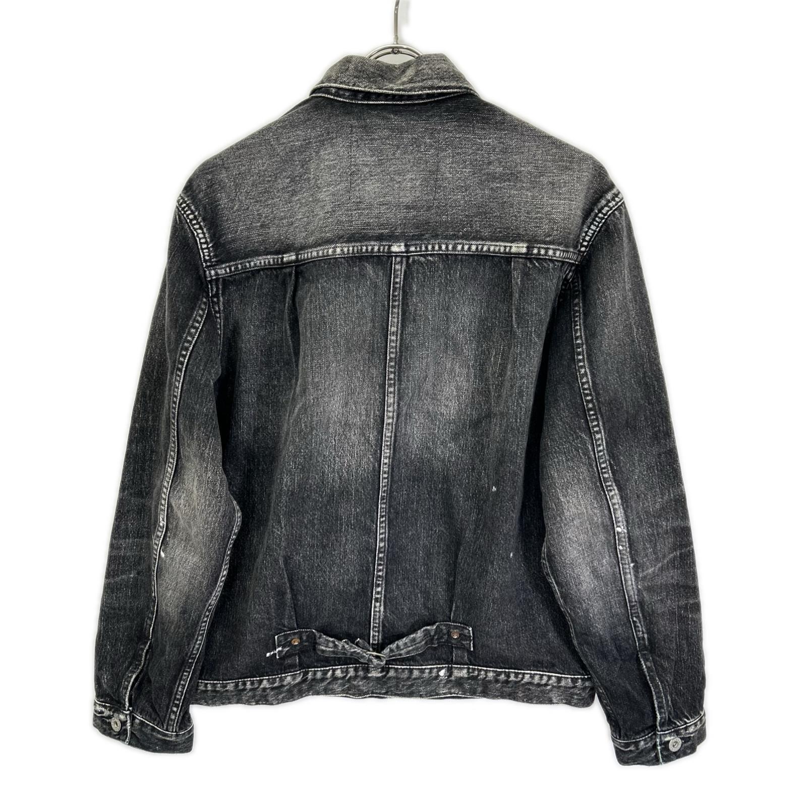 EVISU エヴィス 2ESEJM5DJ6003XXDN ブラック カモメプリント レギュラーフィット デニムトラッカージャケット ジャケット