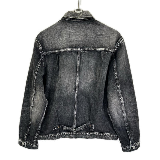 EVISU エヴィス 2ESEJM5DJ6003XXDN ブラック カモメプリント レギュラーフィット デニムトラッカージャケット ジャケット