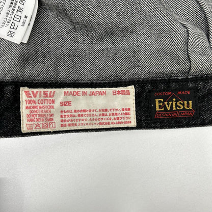 EVISU エヴィス 2ESEJM5DJ6003XXDN ブラック カモメプリント レギュラーフィット デニムトラッカージャケット ジャケット