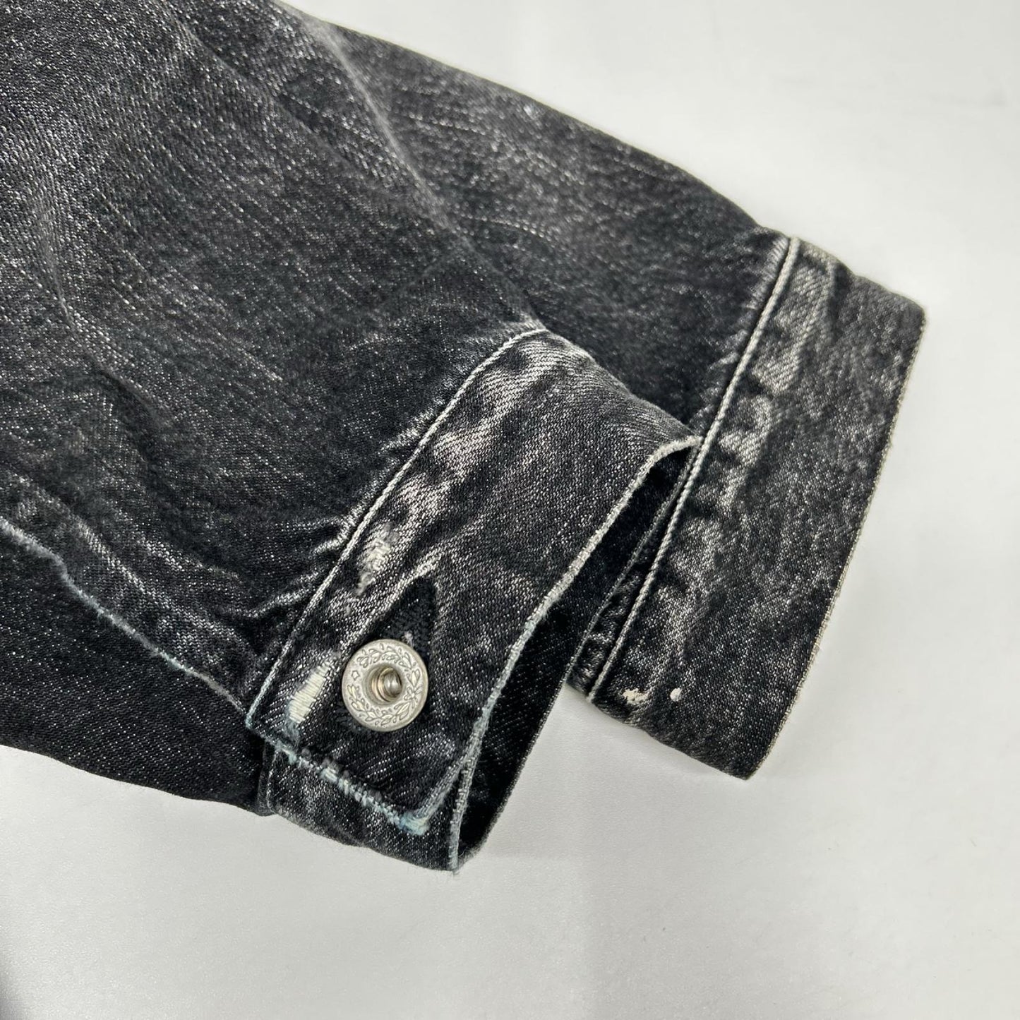 EVISU エヴィス 2ESEJM5DJ6003XXDN ブラック カモメプリント レギュラーフィット デニムトラッカージャケット ジャケット