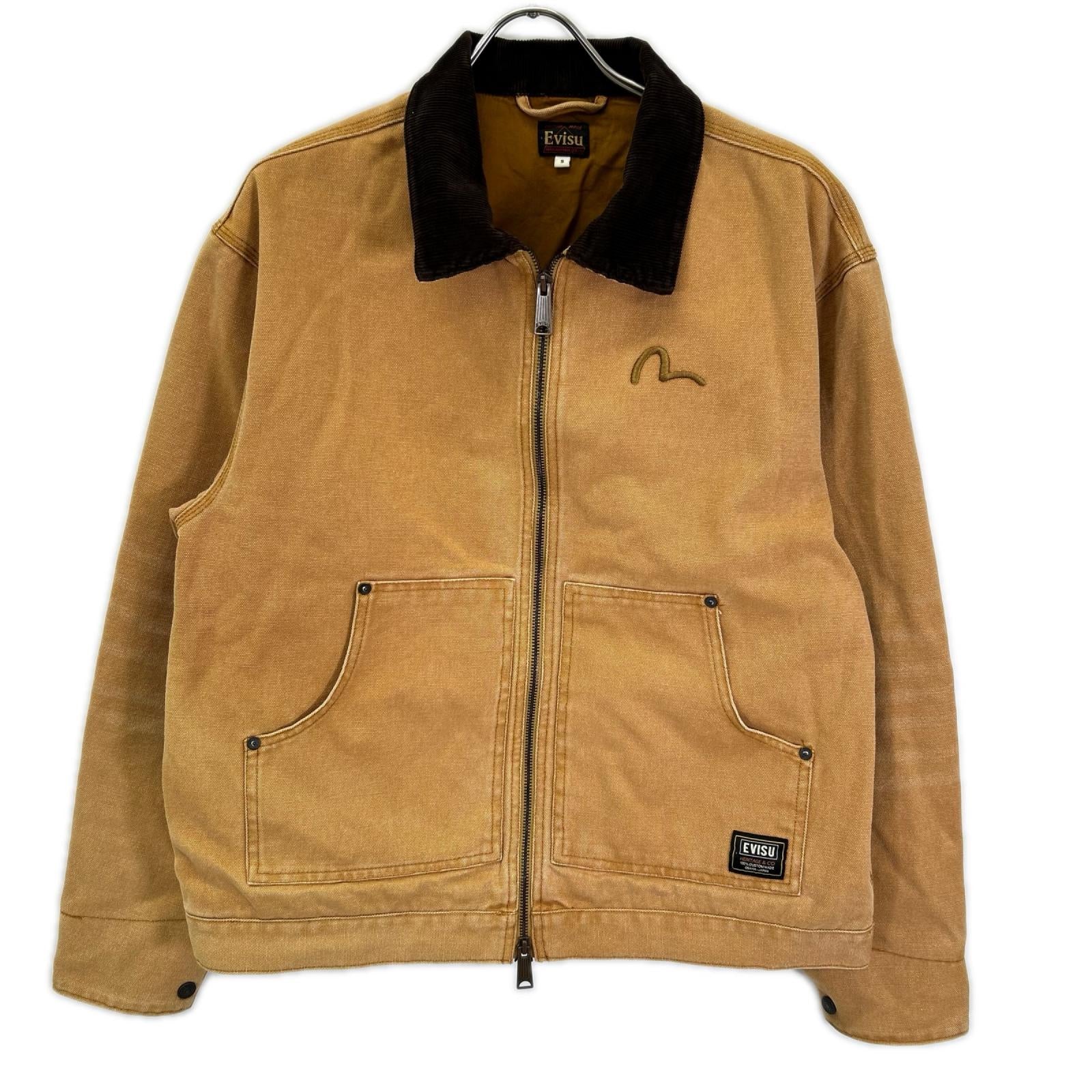 EVISU エヴィス 2ESEJM6JK6911RXCT ベージュ ウォッシュドワークジャケット ジャケット