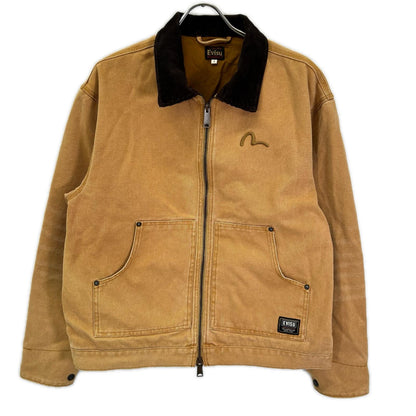 EVISU エヴィス 2ESEJM6JK6911RXCT ベージュ ウォッシュドワークジャケット ジャケット