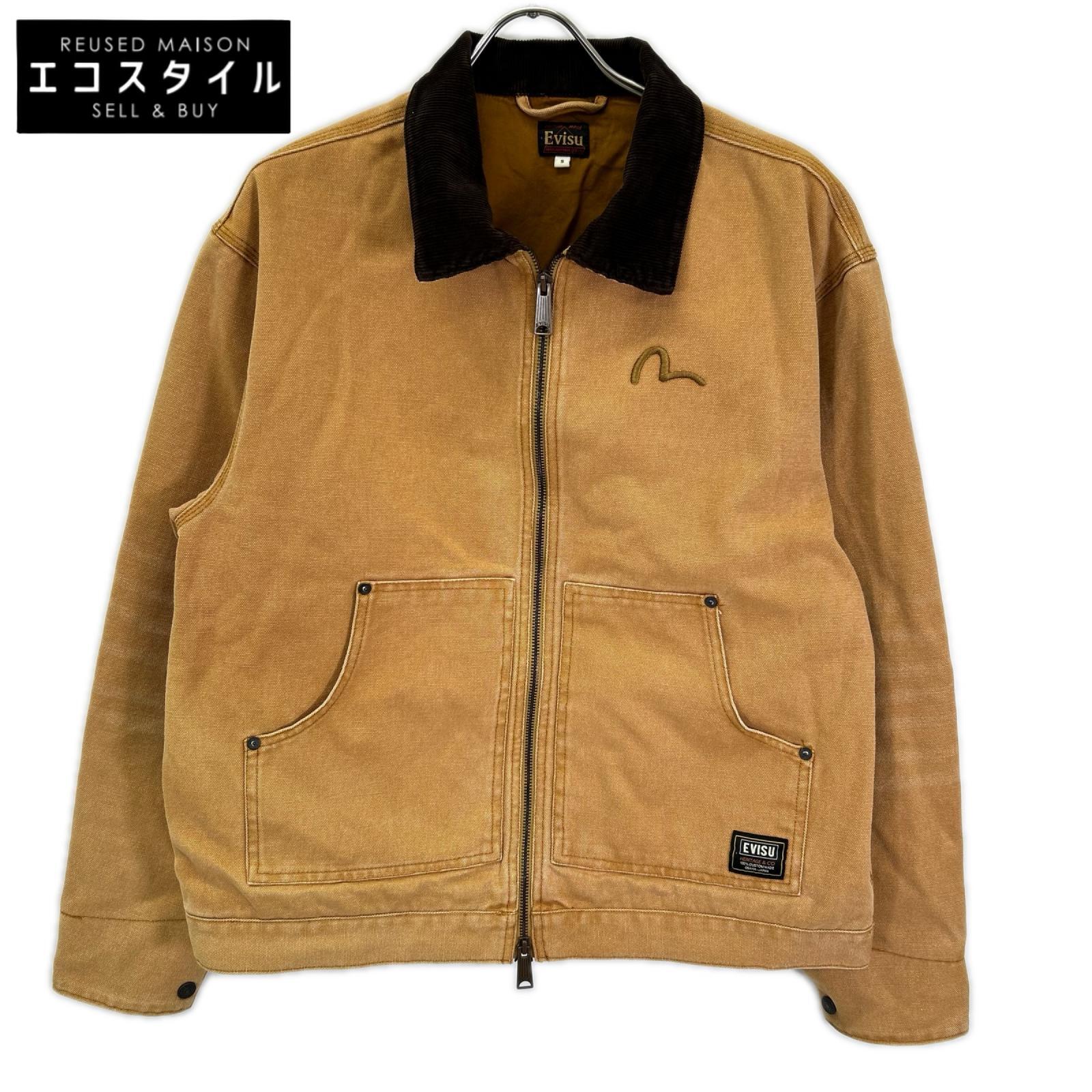 EVISU エヴィス 2ESEJM6JK6911RXCT ベージュ ウォッシュドワークジャケット ジャケット
