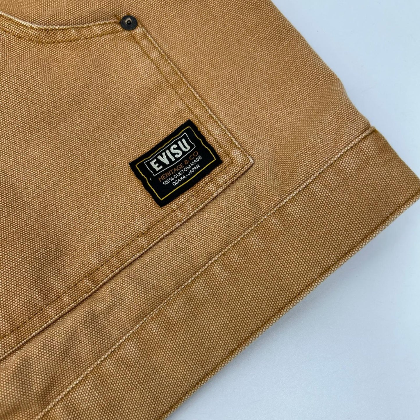 EVISU エヴィス 2ESEJM6JK6911RXCT ベージュ ウォッシュドワークジャケット ジャケット