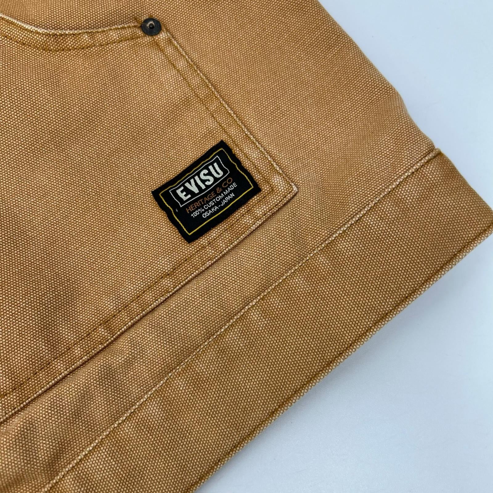EVISU エヴィス 2ESEJM6JK6911RXCT ベージュ ウォッシュドワークジャケット ジャケット
