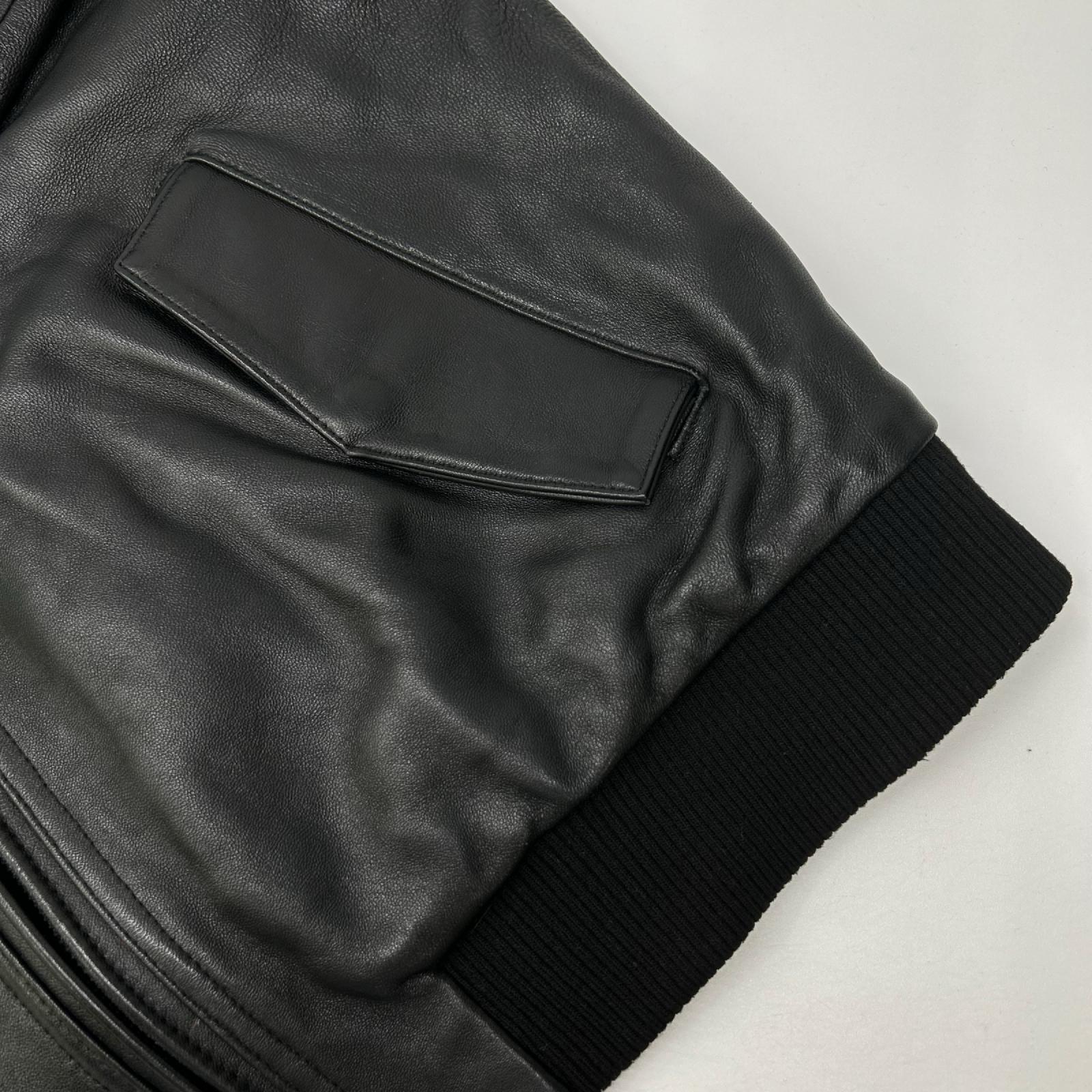 EVISEN エビセン ブラック ラムレザー E9 LEATHER JKT ジャケット ジャケット