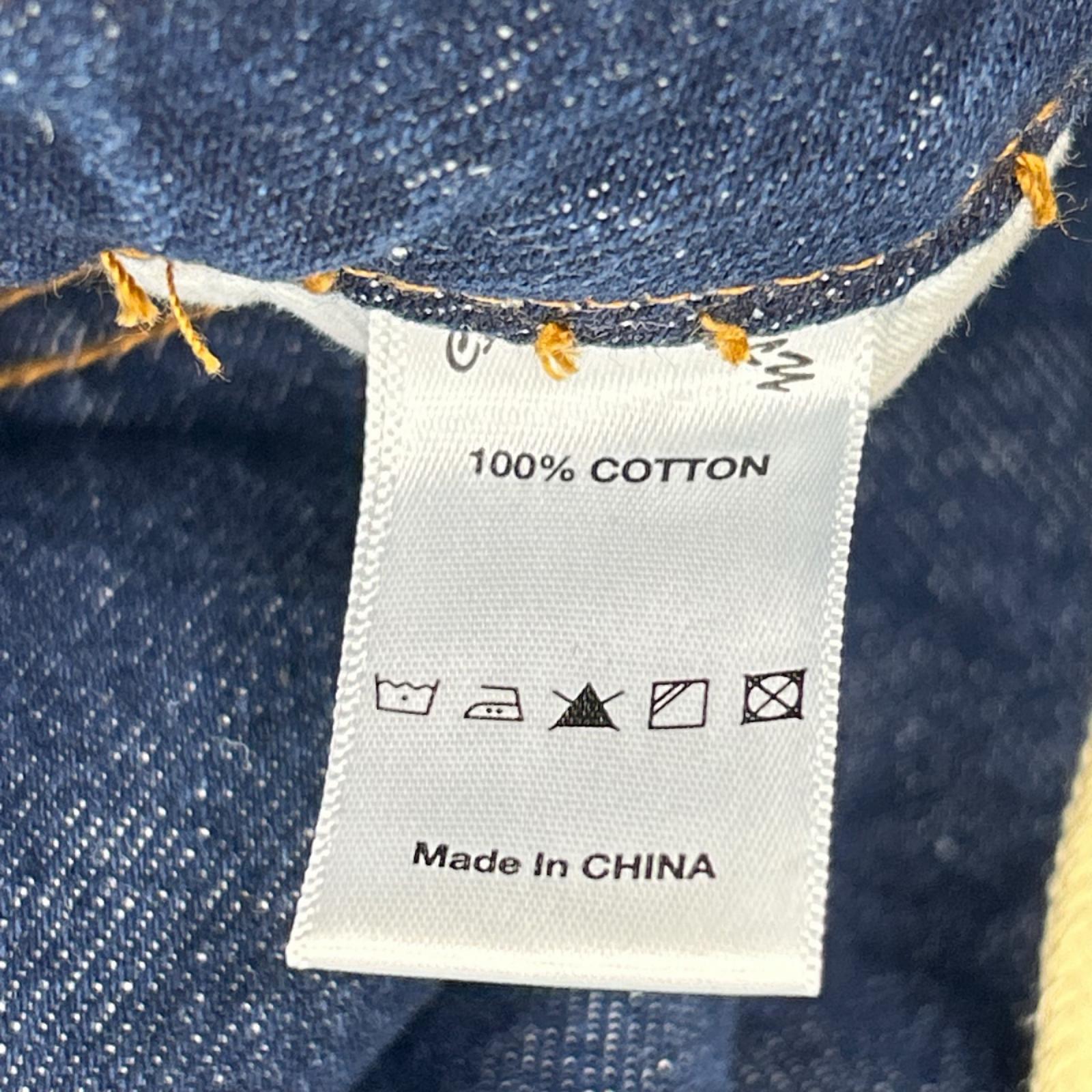 CASH ONLY キャッシュオンリー インディゴ Logo Baggy Denim Jeans デニムパンツ ボトムス