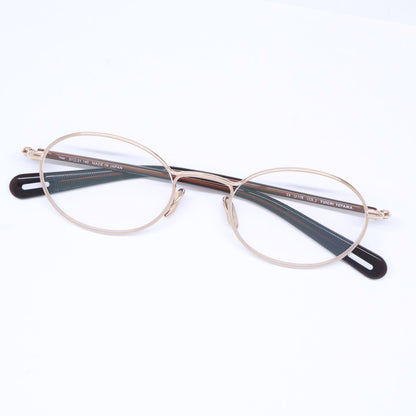 YUICHI TOYAMA ユウイチトヤマ 【美品】U-176 COL.2 Nagy オーバル アイウェア 眼鏡