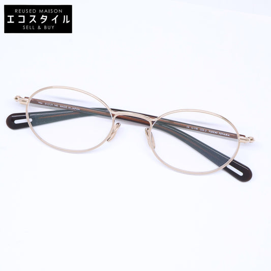 YUICHI TOYAMA ユウイチトヤマ 【美品】U-176 COL.2 Nagy オーバル アイウェア 眼鏡