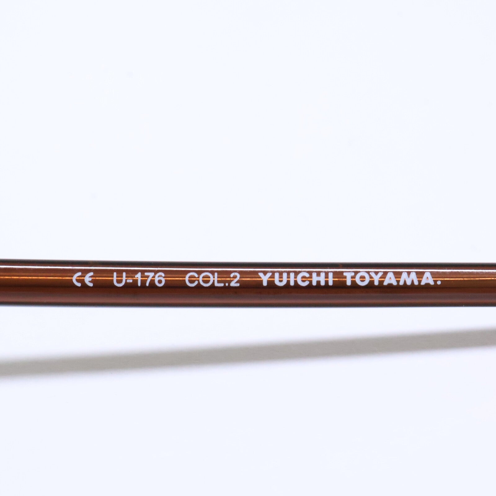 YUICHI TOYAMA ユウイチトヤマ 【美品】U-176 COL.2 Nagy オーバル アイウェア 眼鏡