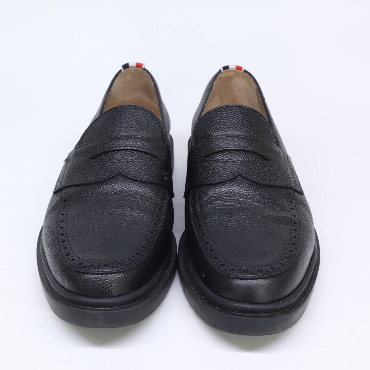 THOM BROWNE トムブラウン 【美品】ペブルグレイン ペニーローファー シューズ