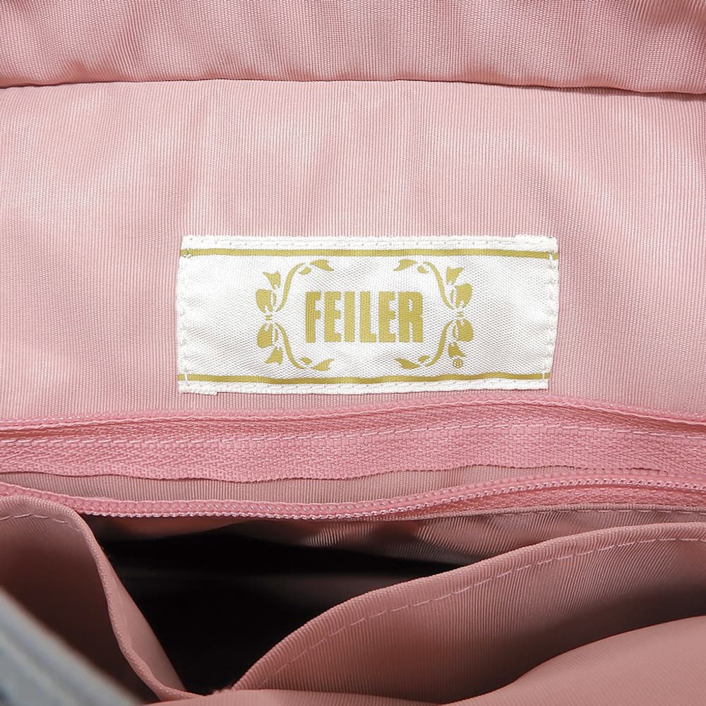 FEILER フェイラー 美品 ハイジチェック トートバッグ レディース グレー トートバッグ