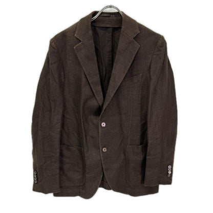TOMORROWLAND PILGRIM トゥモローランドピルグリム ブラウン Zegna コットンシルク テーラードジャケット ジャケット