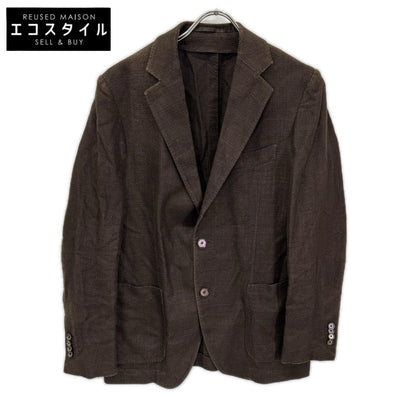 TOMORROWLAND PILGRIM トゥモローランドピルグリム ブラウン Zegna コットンシルク テーラードジャケット ジャケット