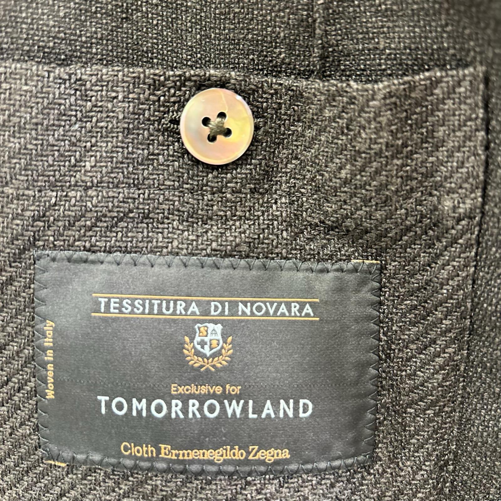 TOMORROWLAND PILGRIM トゥモローランドピルグリム ブラウン Zegna コットンシルク テーラードジャケット ジャケット