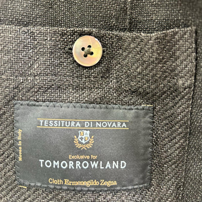 TOMORROWLAND PILGRIM トゥモローランドピルグリム ブラウン Zegna コットンシルク テーラードジャケット ジャケット