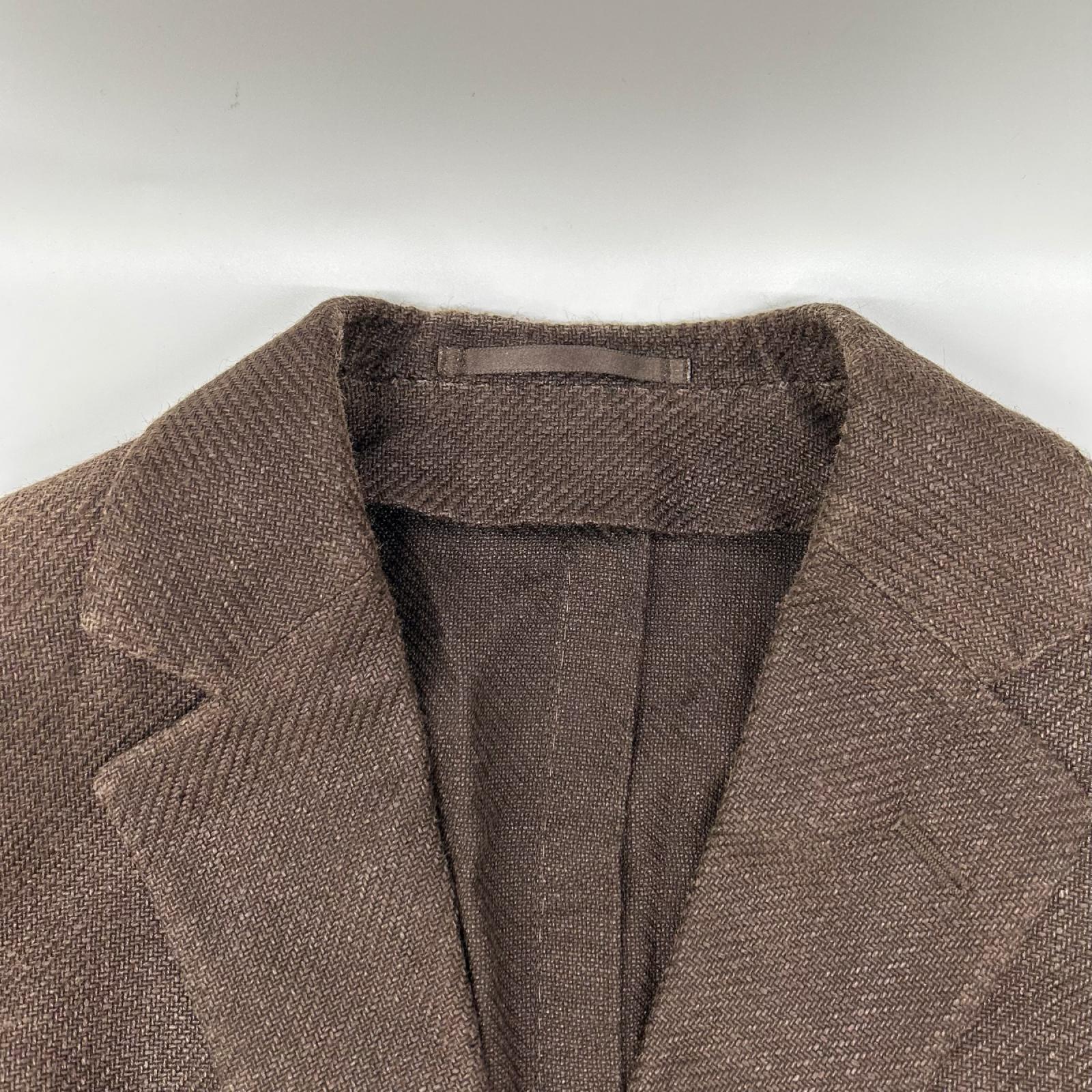 TOMORROWLAND PILGRIM トゥモローランドピルグリム ブラウン Zegna コットンシルク テーラードジャケット ジャケット